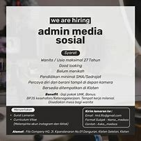 Lowongan Admin Slot 2022 Jakarta Terbaru 2024 Facebook Terbaru